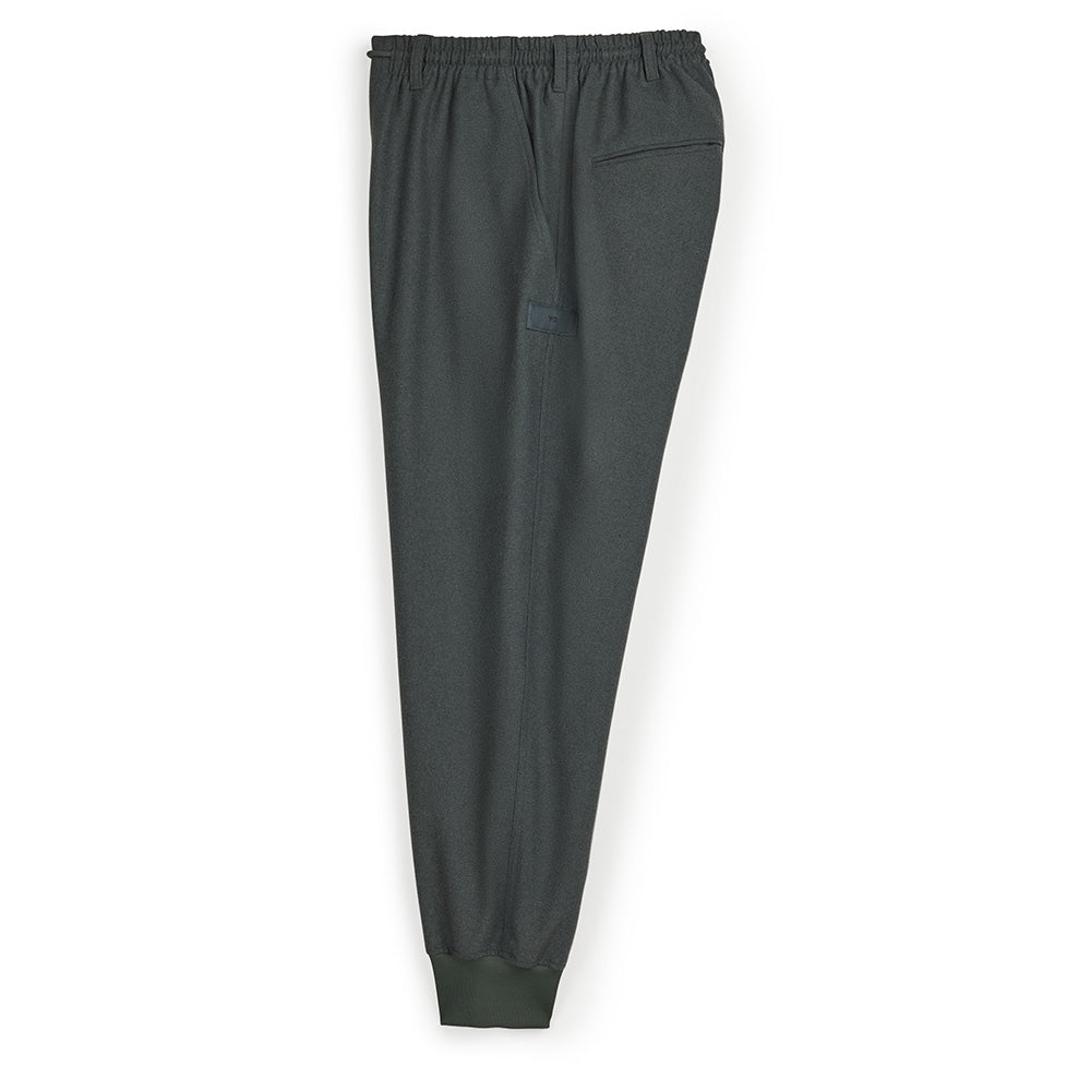 Y-3 WOOL FLANNEL CUFFED PANTS (MEN)