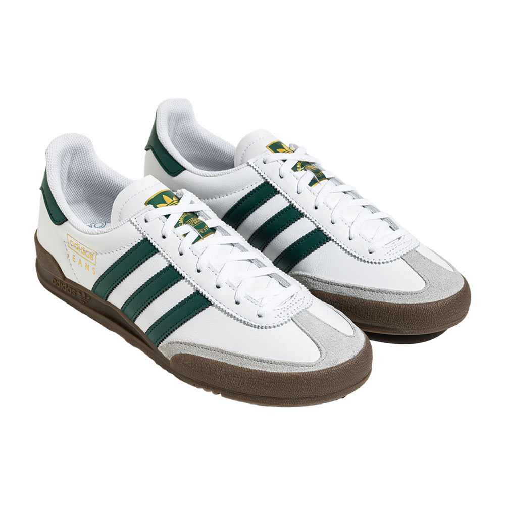 Adidas jeans trainers green and outlet yellow