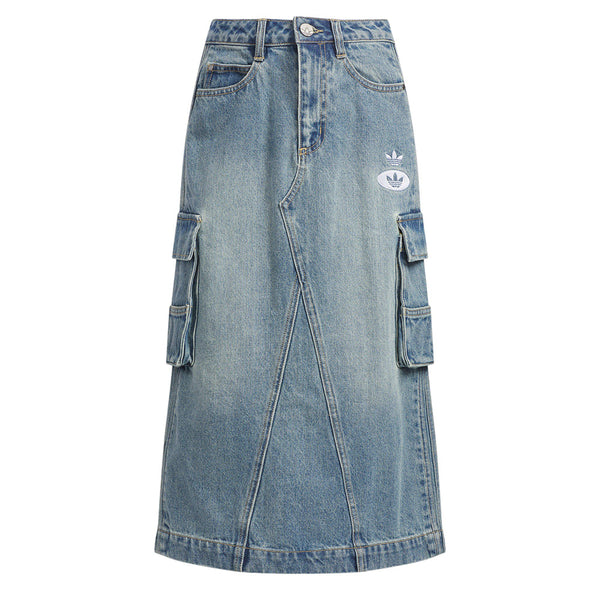 ADIDAS ORIGINALS RACING V-DAY DENIM SKIRT