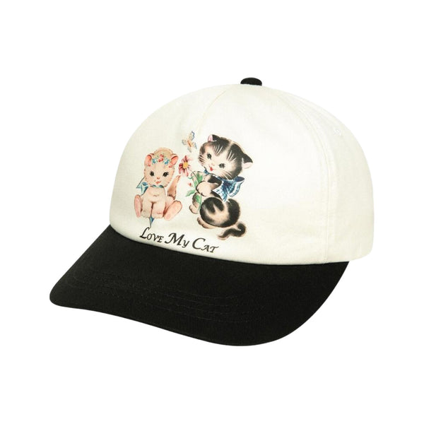 LOST MANAGEMENT CITIES LOVE MY CAT 5PANEL CAP