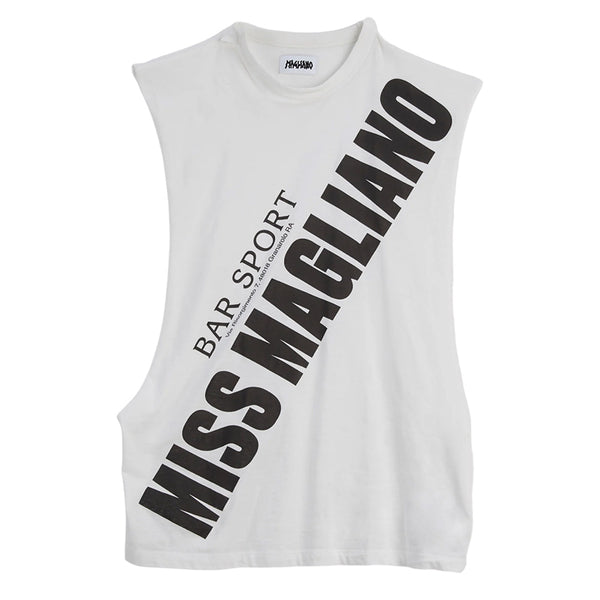 MAGLIANO MISS MAGLIANO TANK TOP MERCH WHITE