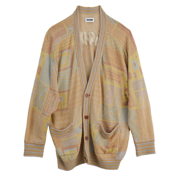 MAGLIANO GRAMPA JACQUARD CARDIGAN LIGHT COMBO