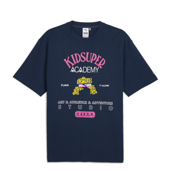 PUMA X KIDSUPER GRAPHIC TEE CLUB NAVY