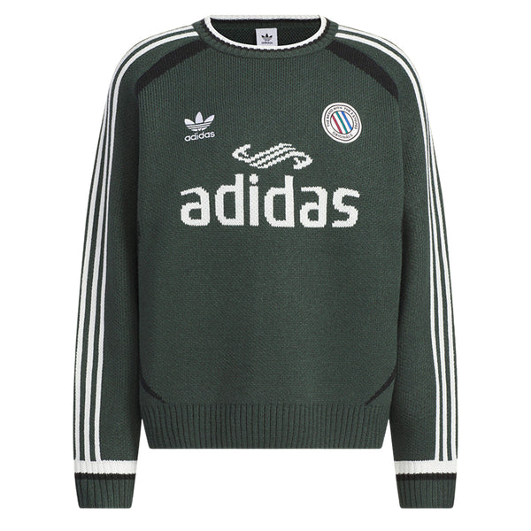 ADIDAS ORIGINALS ADC BC CREW SWEATSHIRTS / DARK GREEN