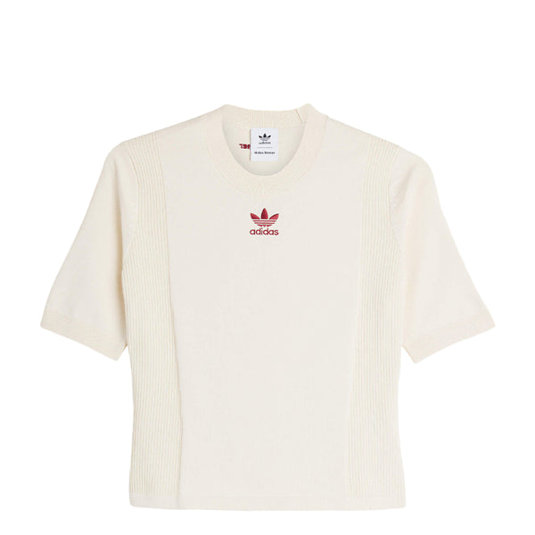 ADIDAS ORIGINALS WALES BONNER KNIT SHORT SLEEVE TOP