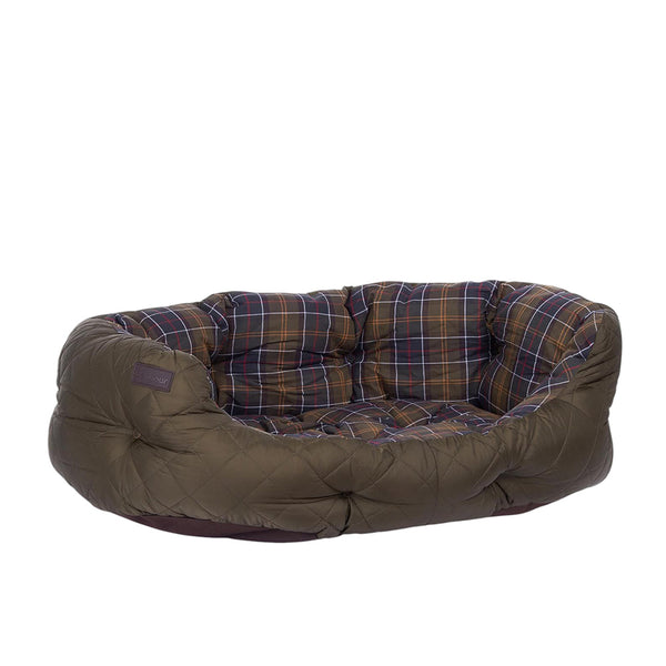 BARBOUR QUILTED DOG BED 35IN