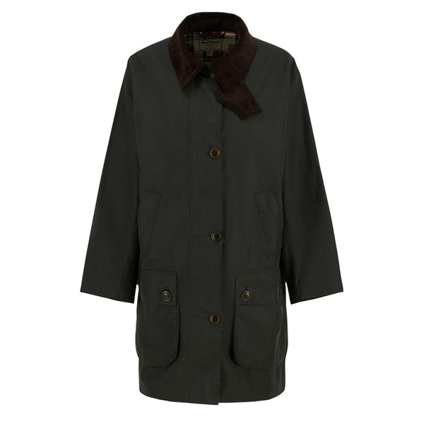 BARBOUR THE EDIT BY ALEXA LOREN OVERSIZED WAXED JACKET