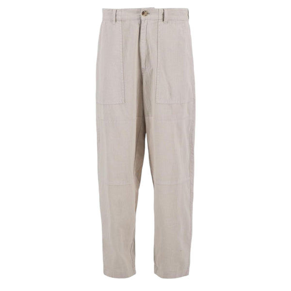 BARBOUR LINEN-BLEND RELAXED TROUSER