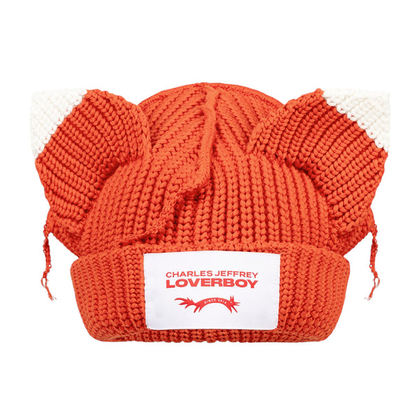 CHARLES JEFFREY LOVERBOY CHUNKY EARS FOX BEANIE