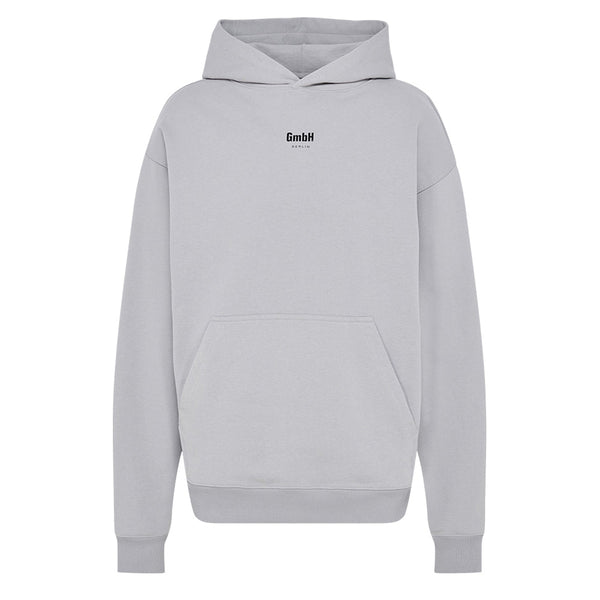 GmbH UNISEX HOODIE WITH DEMI COUTURE PRINT GREY