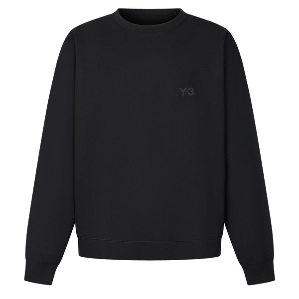 Y-3 BRUSHED TERRY CREW SWEATSHIRT