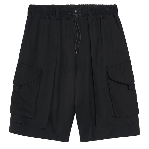 Y-3 RAYON TWILL SHORTS