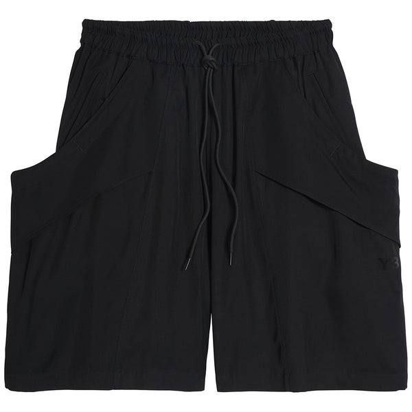 Y-3 RAYON TWILL SHORTS