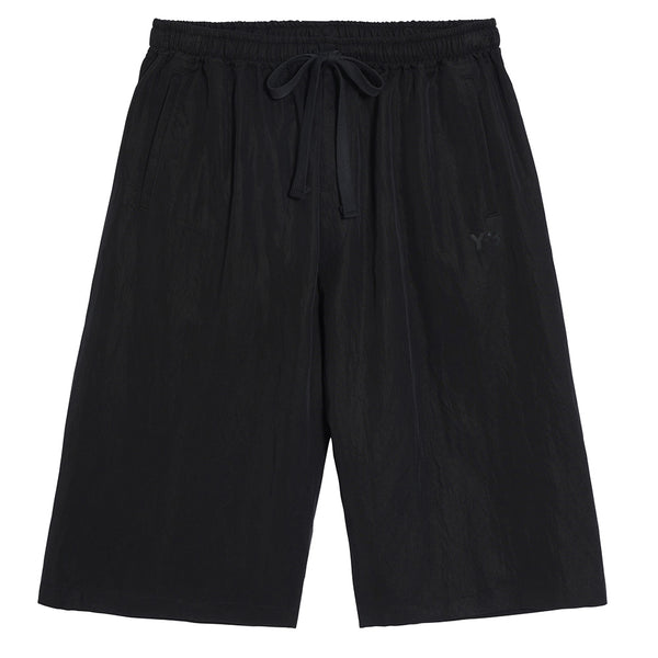 Y-3 WASHED TWILL SHORTS