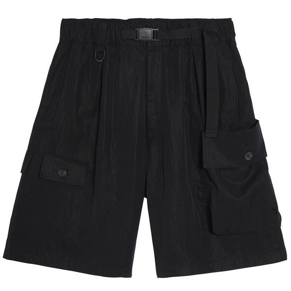 Y-3 WASHED TWILL SHORTS