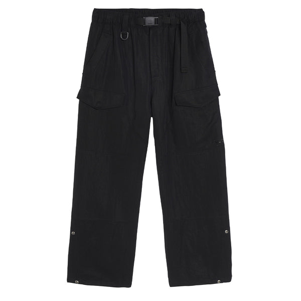 Y-3 WASHED TWILL TROUSERS