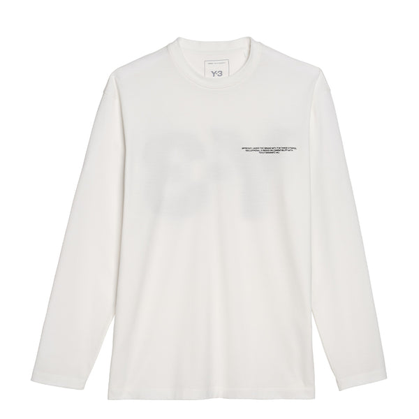 Y-3 LOGO LONG SLEEVE TEE (UNISEX)