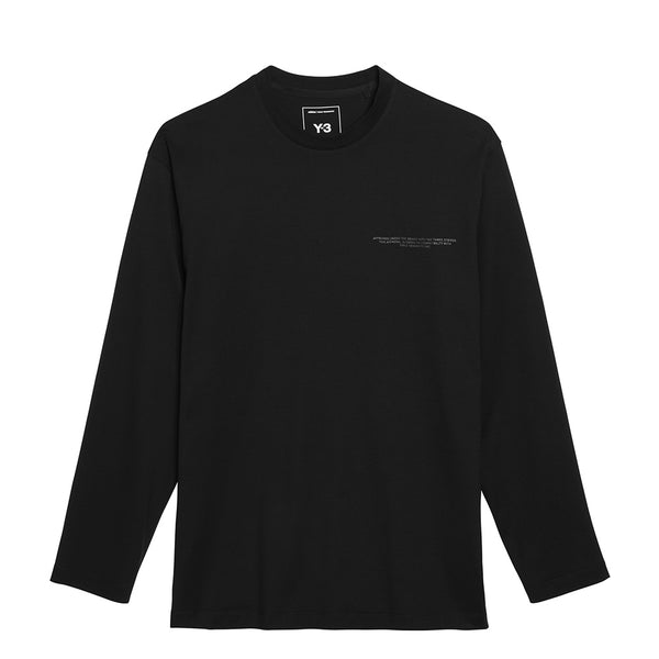 Y-3 LOGO LONG SLEEVE TEE (UNISEX)