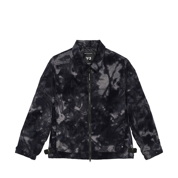 Y-3 ALLOVER PRINT FLOCK NYLON LINER JACKET (MEN)