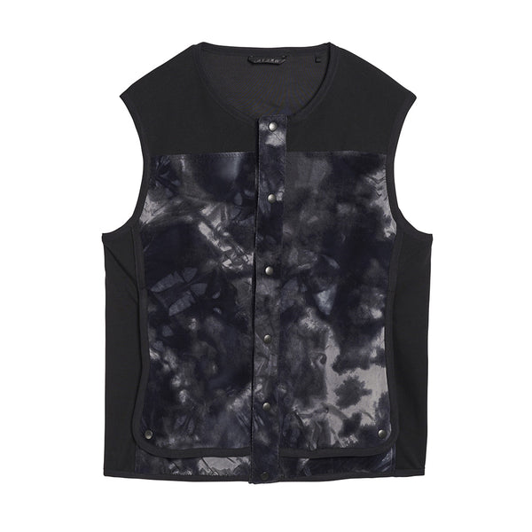 Y-3 ALLOVER PRINT NYLON LINER VEST (WOMEN)