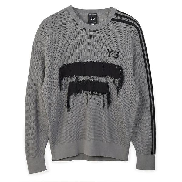 Y-3 GRAPHIC CREW SWEATER