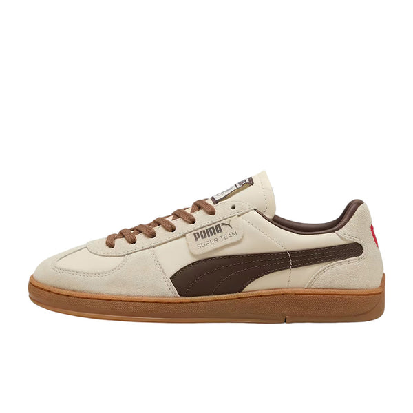 PUMA X FC ST. PAULI SUPER TEAM SNEAKERS ALMOND BROWN