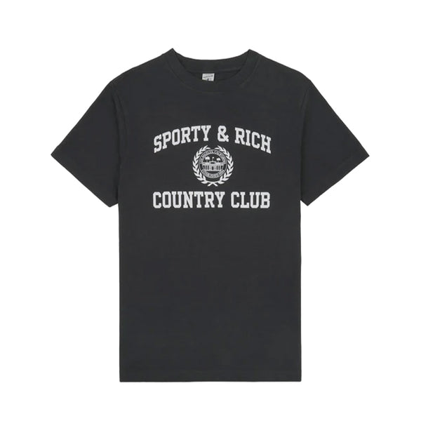 SPORTY & RICH UNISEX VARSITY CREST T-SHIRT