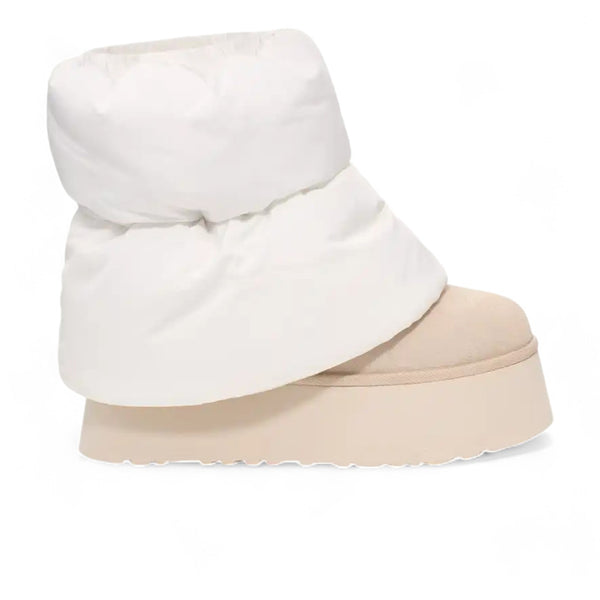 UGG WOMEN'S CLASSIC MINI DIPPER PUFFER / WHITE X CERAMIC