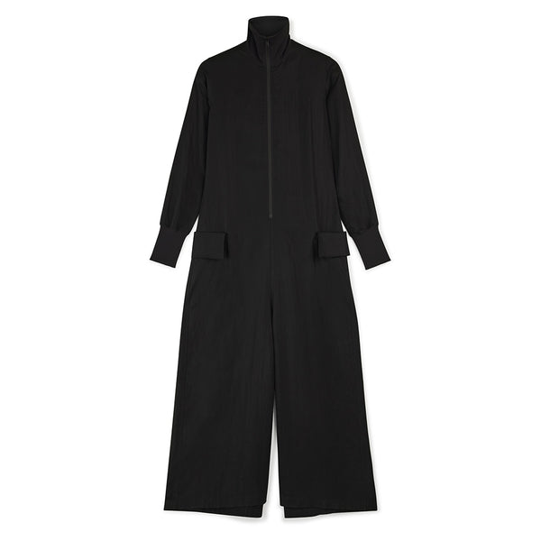 Y-3 WOMEN'S WASHED TWILL JUMPSUIT