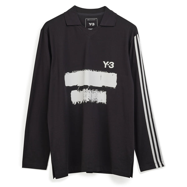 Y-3 GRAPHIC LOGO LONG SLEEVE TOP