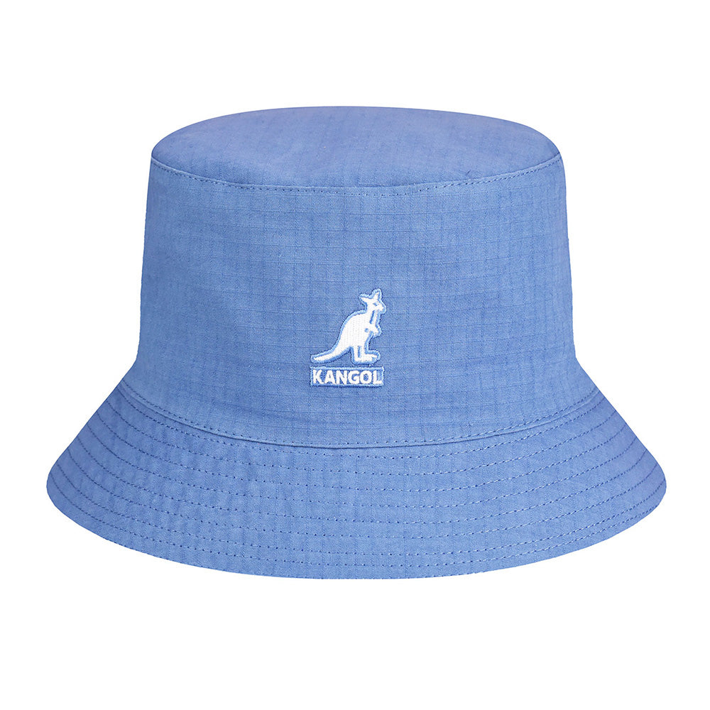 KANGOL RIPSTOP ESSENTIAL REV BUCKET LIGHT BLUE X GREY – D-mop