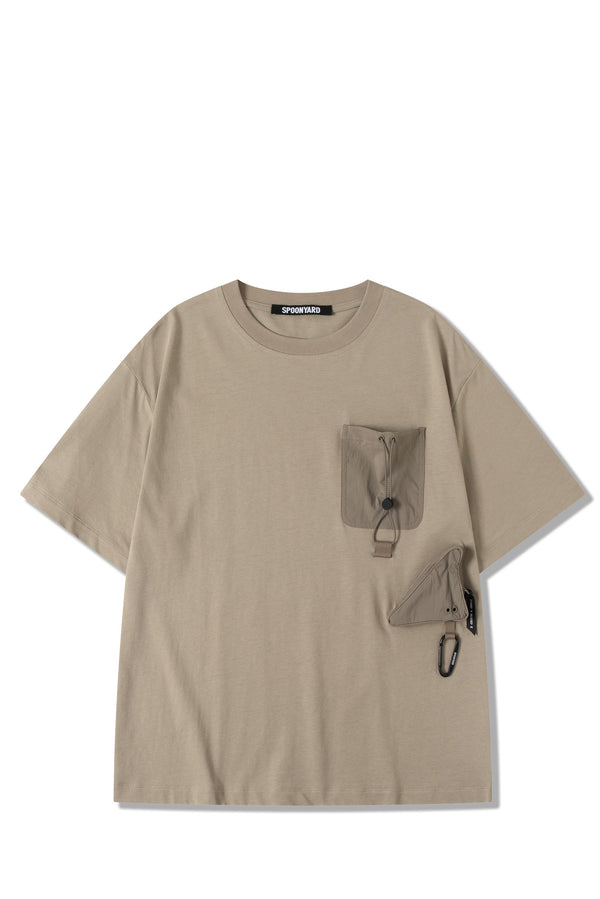 UNISEX COTTON TRIANGLE POCKET T-SHIRT