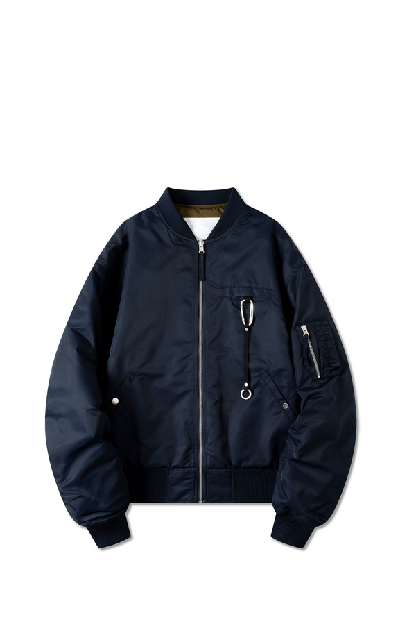 UNISEX REVERSIBLE BOMBER JACKET